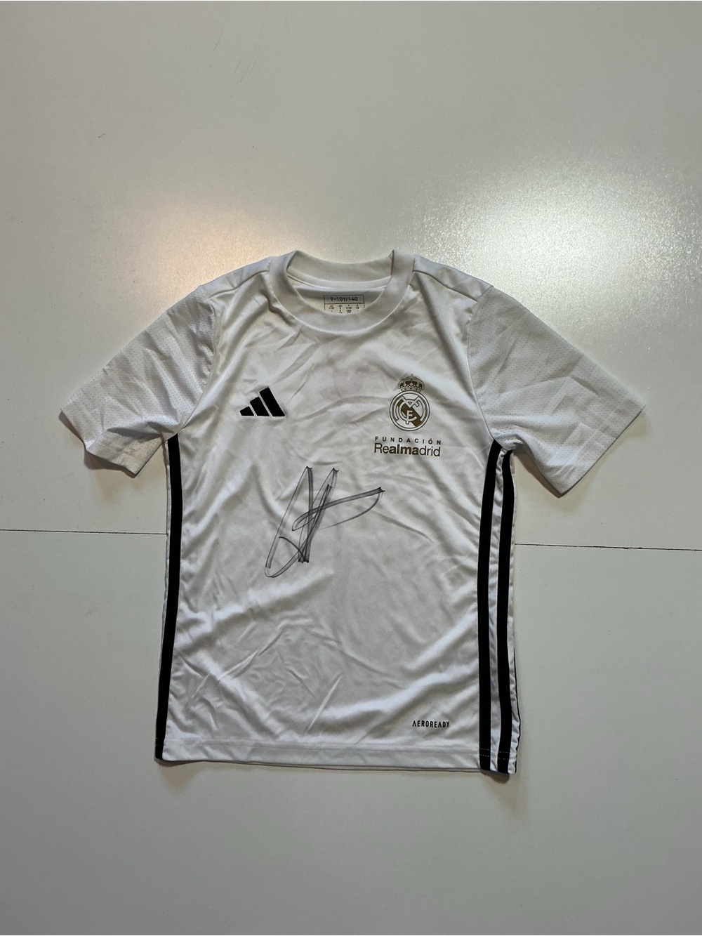 Adidas Real Madrid Foundation Euro Soccer Camp Signed Autographed Youth Jersey